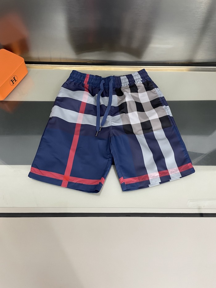 Burberry Check Swim Drawstring Swim Shorts