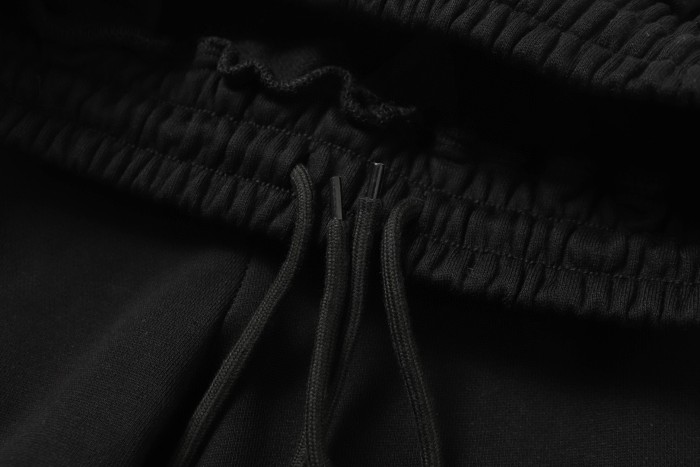 Balenciaga Logo Printed Elastic Waistband Track Shorts