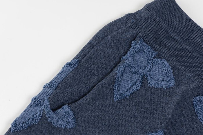 Louis Vuitton Textured Cotton Knit Shorts