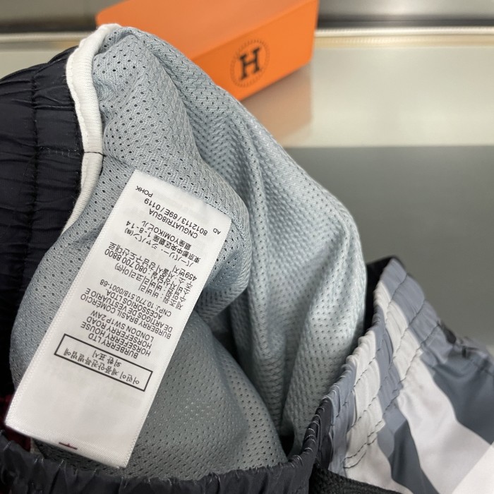 Burberry Check Swim Drawstring Swim Shorts