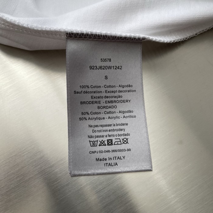 Dior Logo Cotton Short Sleeve T-shirt