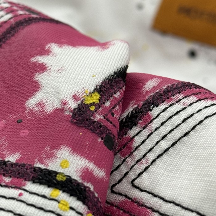 Louis Vuitton Logo Cotton Short Sleeve T-Shirts
