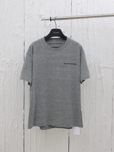 Chrome Hearts Grey Sword Short Sleeve T-Shirt