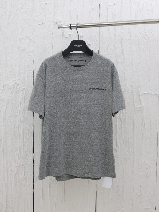 Chrome Hearts Grey Sword Short Sleeve T-Shirt