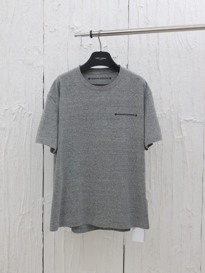 Chrome Hearts Grey Sword Short Sleeve T-Shirt