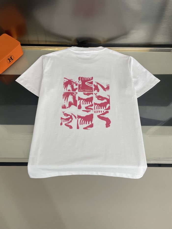 Arc'teryx Nine-grid Phantom Print Cotton T-shirt Short Sleeve