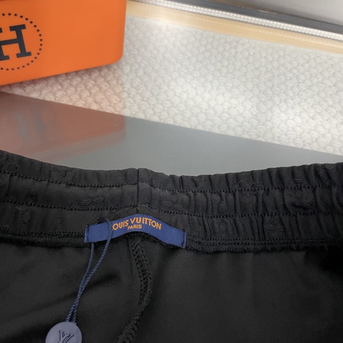 Louis Vuitton Embossed Logo Print Shorts