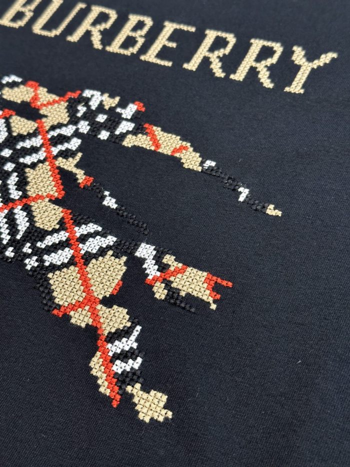 Burberry Cross Stitch EKD​ Cotton T-shirt