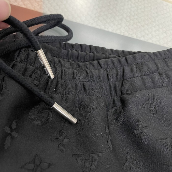 Louis Vuitton Embossed Logo Print Shorts