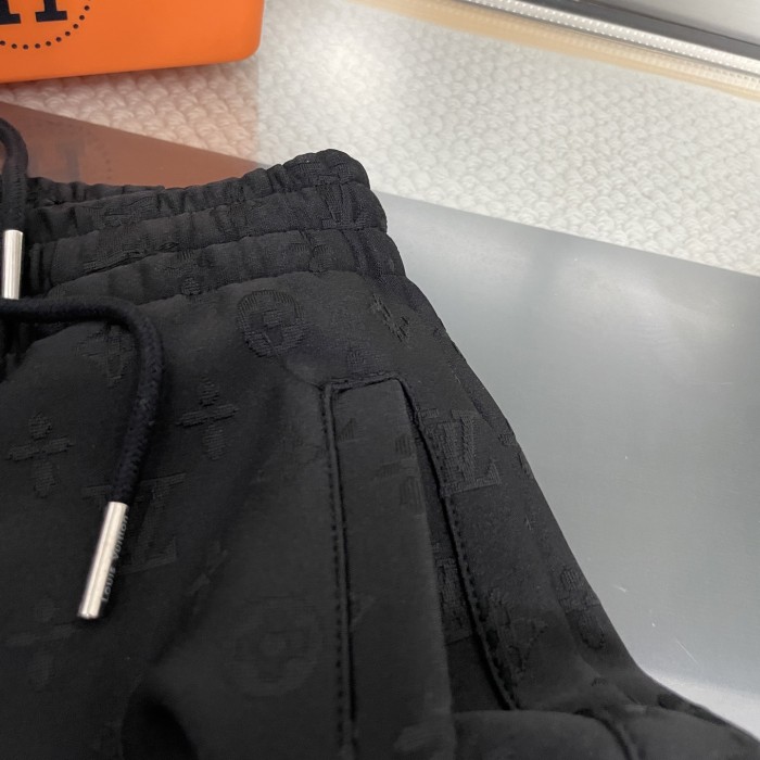 Louis Vuitton Embossed Logo Print Shorts