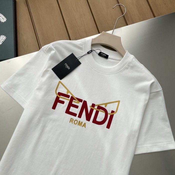 Fendi Fashion Cotton Short Sleeve T-Shirt