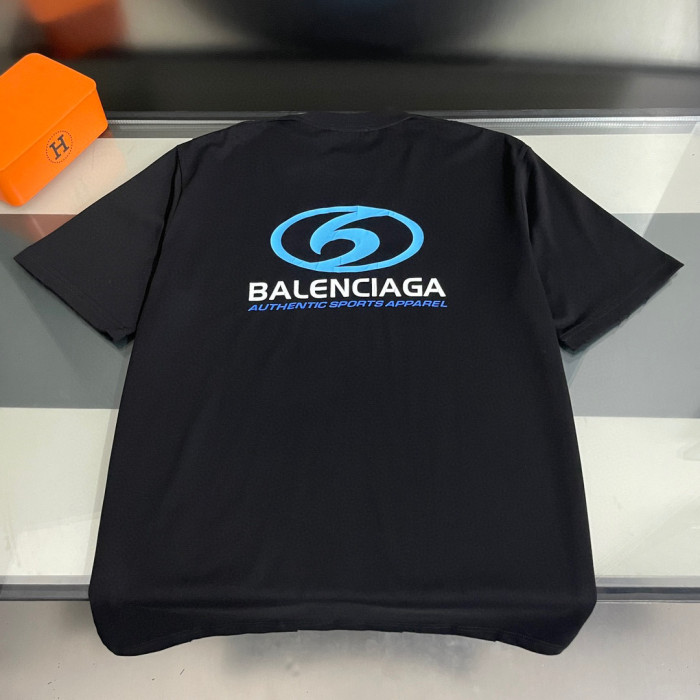 BALENCIAGA Surfer Cracked Vintage Cotton T-shirt