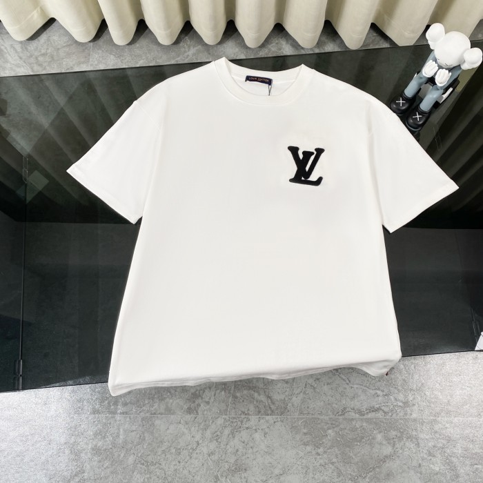 Louis Vuitton Classic Monogram Logo Patch Short-sleeved T-shirt