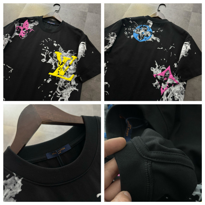 Louis Vuitton 3D Logo Short Sleeve T-Shirt