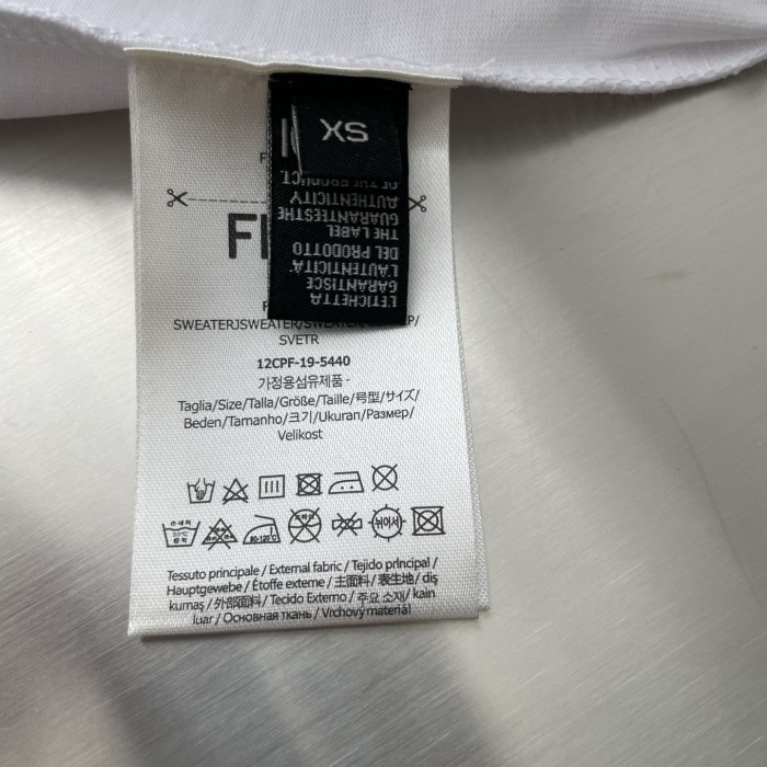 FENDI Cotton Short-sleeved T-shirt