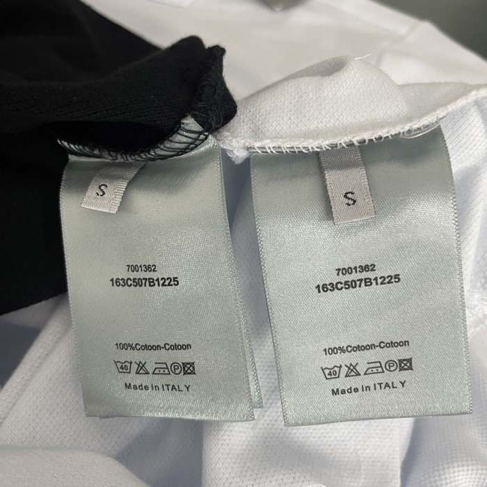 Dior CD Embroidered Lapel Polo Shirt