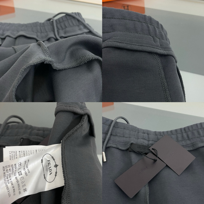 Prada Pocket Classic Triangle Iron Logo Shorts