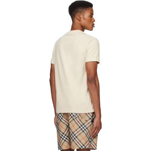 Burberry Check Label Cotton T-shirt