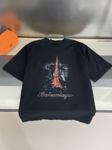 Balenciaga Japan Tokyo Tower Short Sleeve T-Shirt