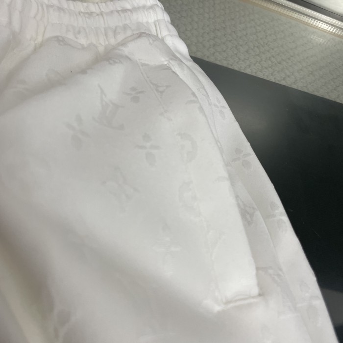 Louis Vuitton Embossed Logo Print Shorts