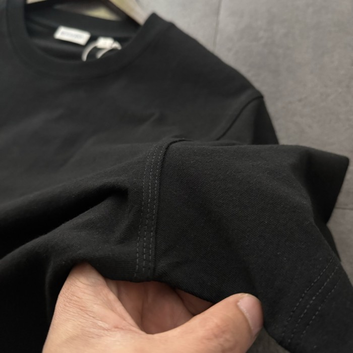 Burberry Check Label Cotton T-shirt