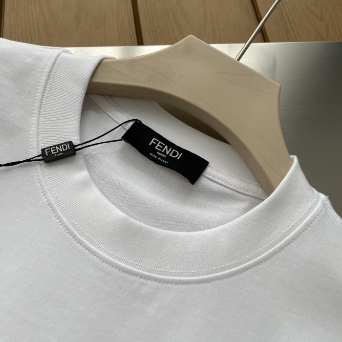 FENDI Cotton Short-sleeved T-shirt