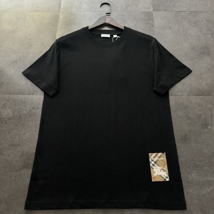 Burberry Check Label Cotton T-shirt