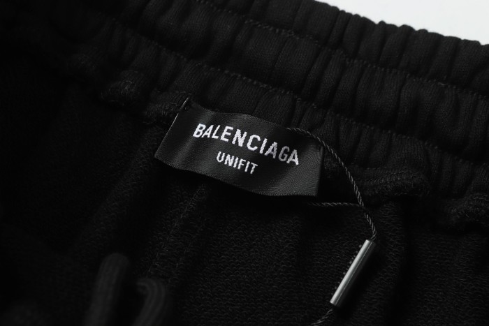 Balenciaga Embroidered Men's Basketball Series - Sweat Shorts