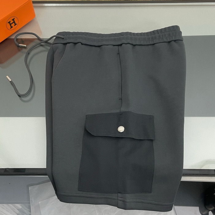 Prada Pocket Classic Triangle Iron Logo Shorts
