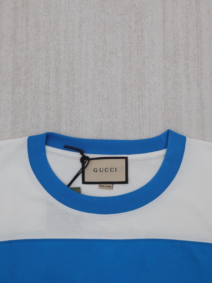 GUCCI T SHIRT GG MONOGRAM LOGO Cotton Short Sleeves