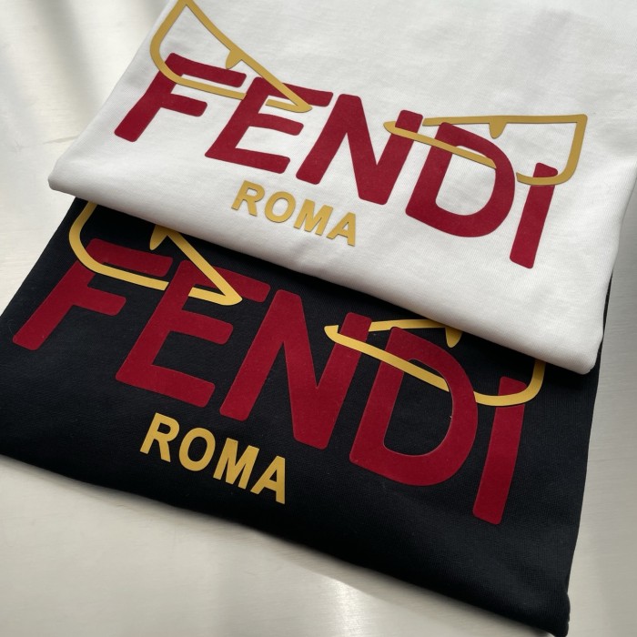 Fendi Fashion Cotton Short Sleeve T-Shirt