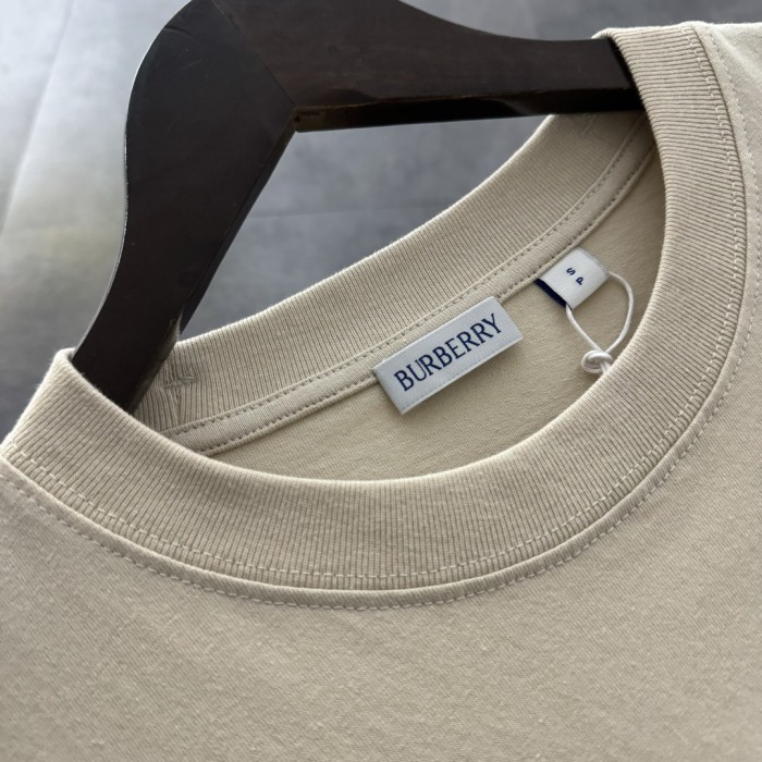 Burberry Check Label Cotton T-shirt