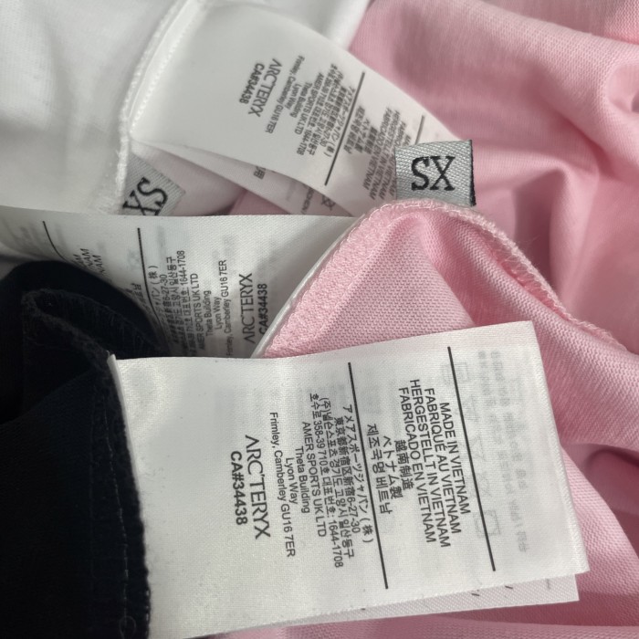 Arc'teryx Nine-grid Phantom Print Cotton T-shirt Short Sleeve