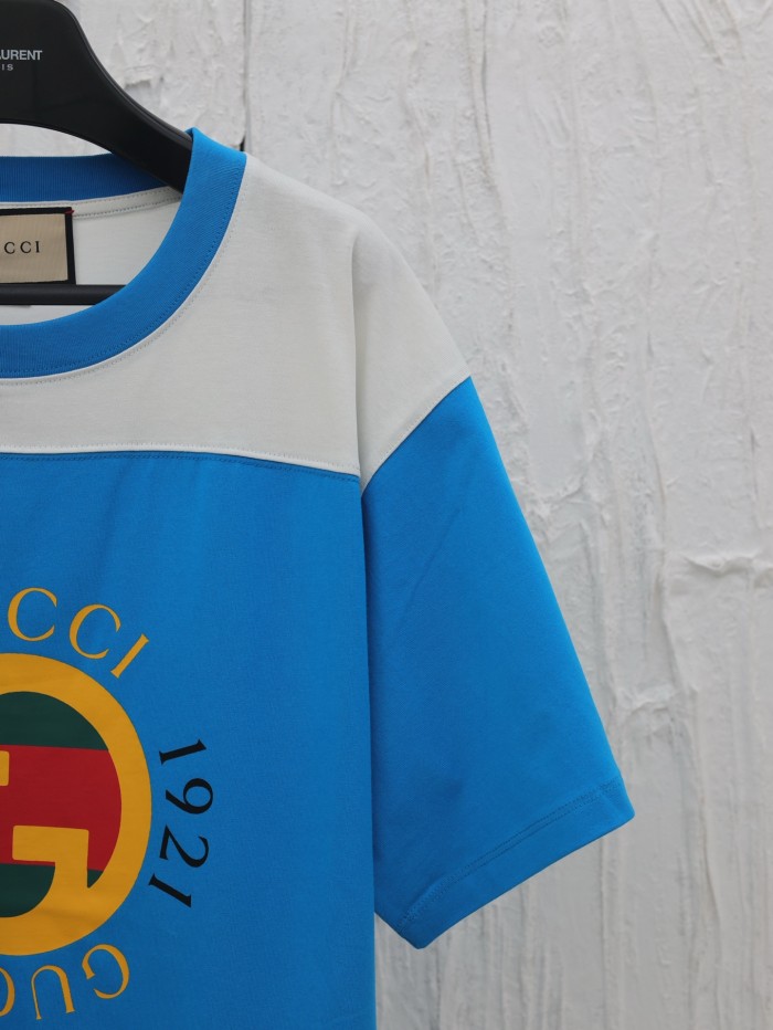 GUCCI T SHIRT GG MONOGRAM LOGO Cotton Short Sleeves