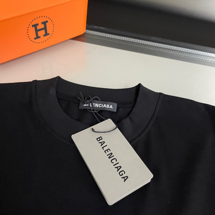 BALENCIAGA Surfer Cracked Vintage Cotton T-shirt