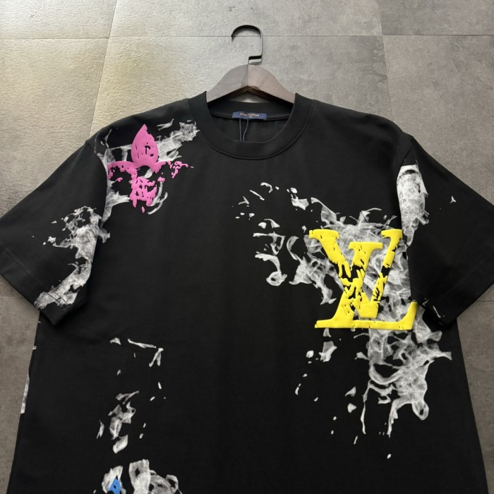 Louis Vuitton 3D Logo Short Sleeve T-Shirt