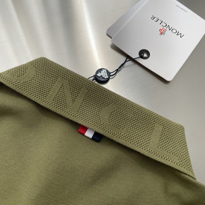 Moncler Black Logo Patch Polo