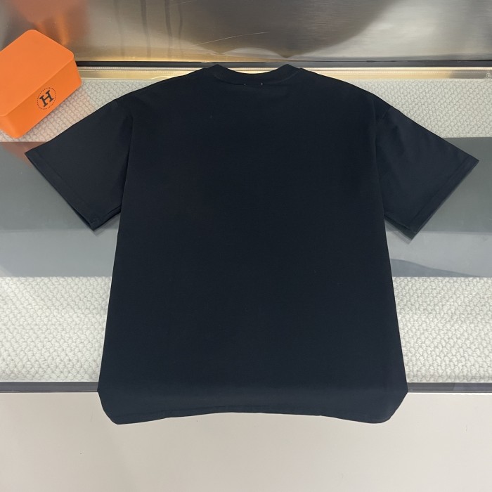 Burberry Logo Embroidery Cotton Short Sleeves T-shirt