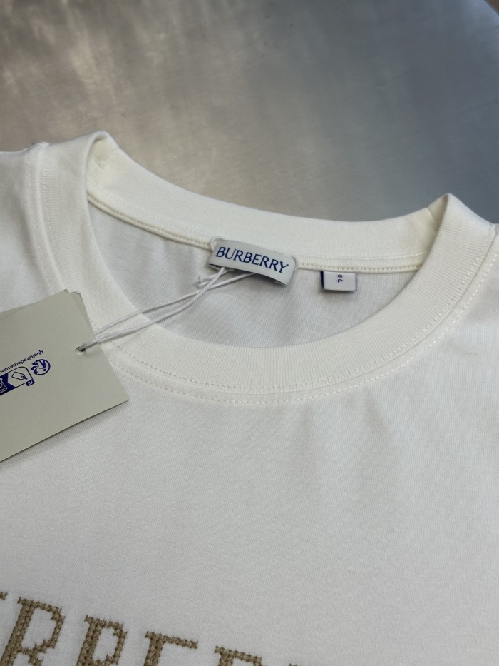 Burberry Cross Stitch EKD​ Cotton T-shirt