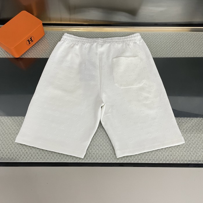 Louis Vuitton Embossed Logo Print Shorts