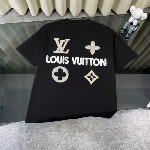 Louis Vuitton Classic Monogram Logo Patch Short-sleeved T-shirt
