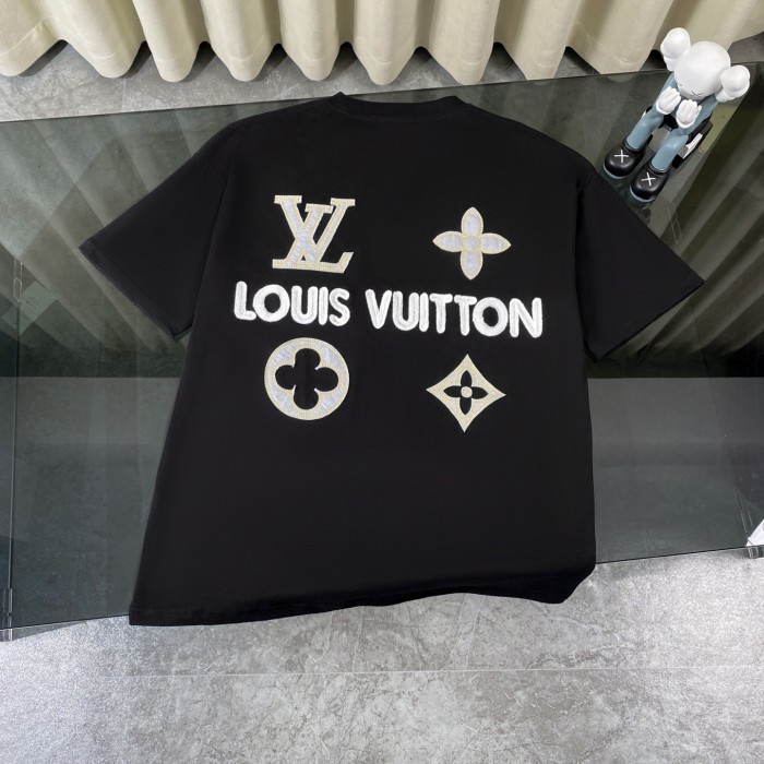 Louis Vuitton Classic Monogram Logo Patch Short-sleeved T-shirt