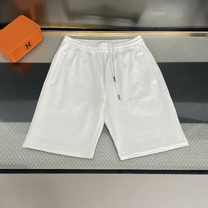 Louis Vuitton Embossed Logo Print Shorts