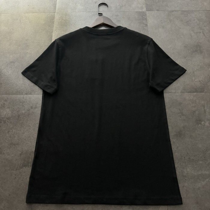 Burberry Check Label Cotton T-shirt