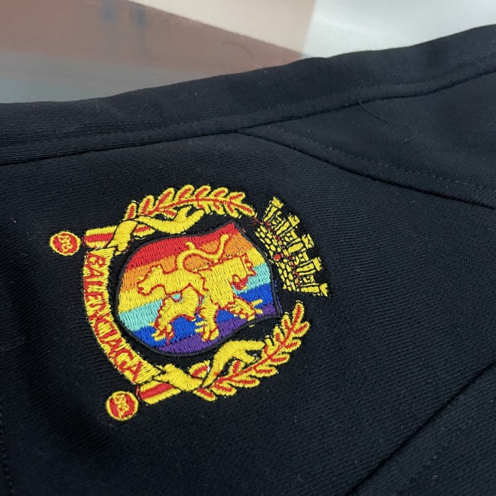 Balenciaga Logo Embroidered Shorts