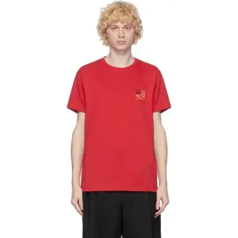 Loewe Logo Embroidered Cotton-Jersey T-Shirt