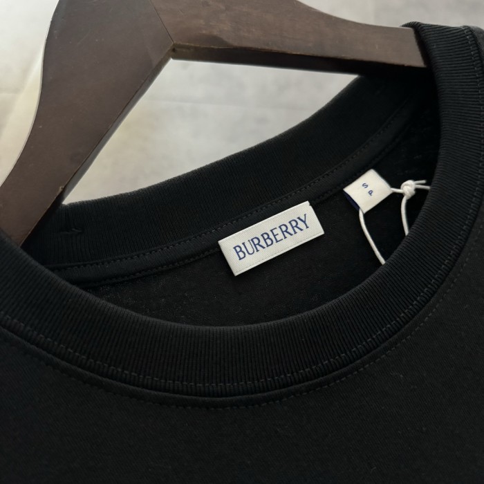 Burberry Check Label Cotton T-shirt