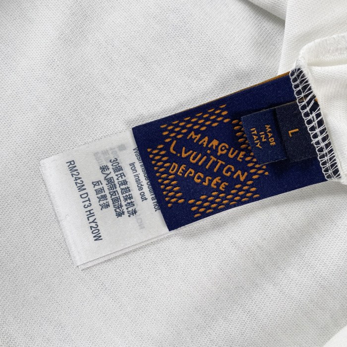 Louis Vuitton Classic Monogram Logo Patch Short-sleeved T-shirt