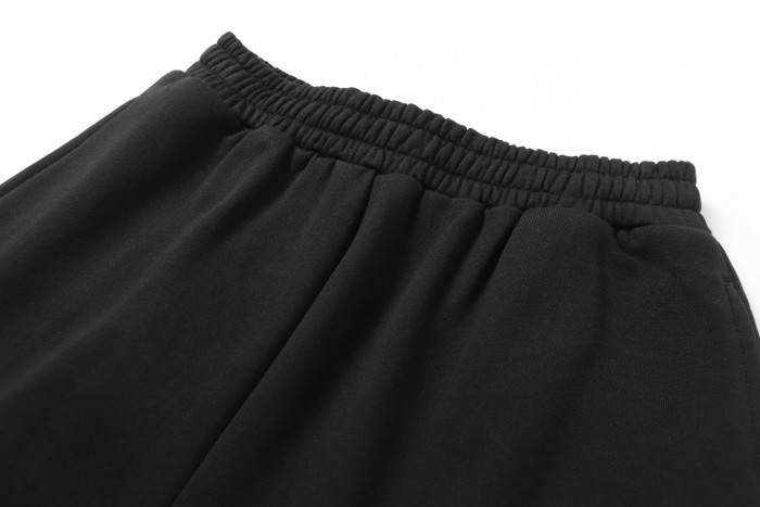 Balenciaga Logo Printed Elastic Waistband Track Shorts