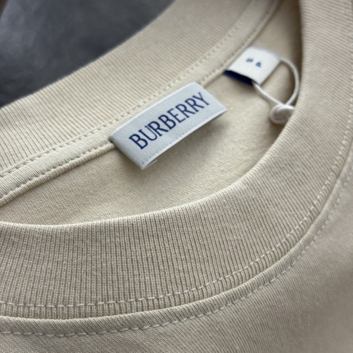 Burberry Check Label Cotton T-shirt